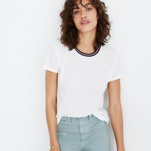 Madewell whisper cotton ringer tee
